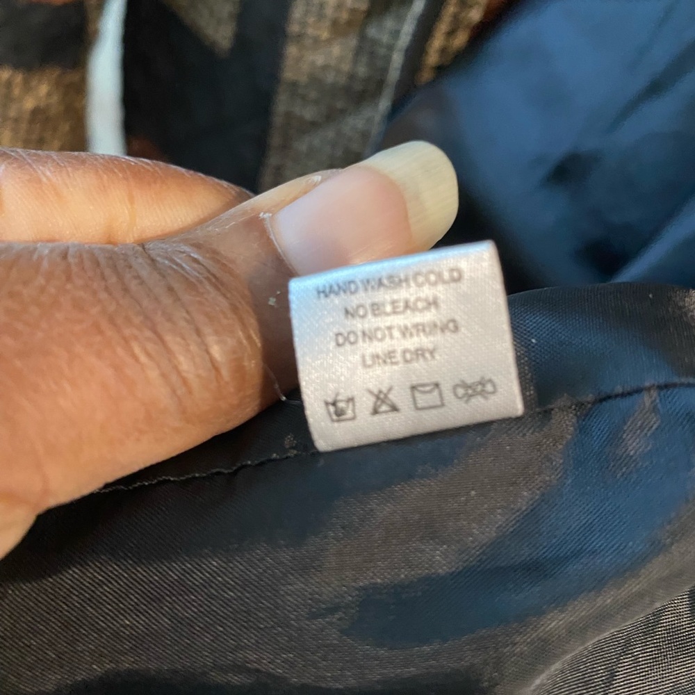 Patchwork Quilted Jacket - Black And Brown - image 5